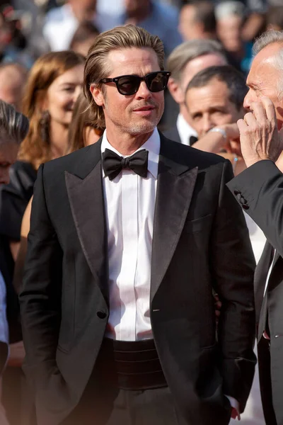 Cannes Francia Mayo Brad Pitt Asiste Estreno Película Once Time —  Fotos de Stock