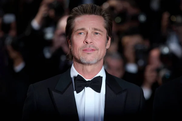 Cannes Francia Maggio Brad Pitt Partecipa Alla Prima Del Film — Foto Stock