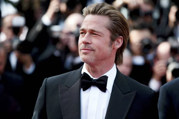 Cannes Francia Mayo Brad Pitt Asiste Estreno Película Once Time — Foto de Stock