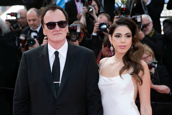 Cannes Francia Mayo Quentin Tarantino Daniela Tarantino Asisten Estreno Película — Foto de Stock