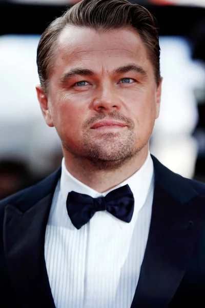 Cannes France May Leonardo Dicaprio Attends Premiere Movie Once Time — Stock Photo, Image