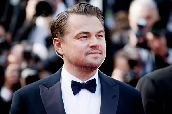 Cannes France May Leonardo Dicaprio Attends Premiere Movie Once Time — Stock Photo, Image