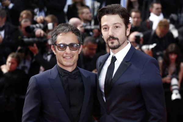 Cannes Francia Maggio Gael Garcia Bernal Diego Luna Assistono Alla — Foto Stock