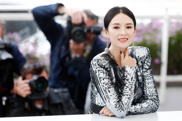 Cannes Francie Května Zhang Ziyi Zúčastní Focení Rendez Vous Zhang — Stock fotografie
