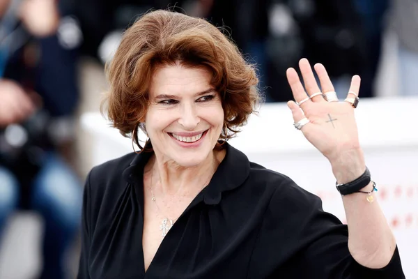 Cannes Frankrijk Mei Fanny Ardant Neemt Deel Aan Het Fotogesprek — Stockfoto