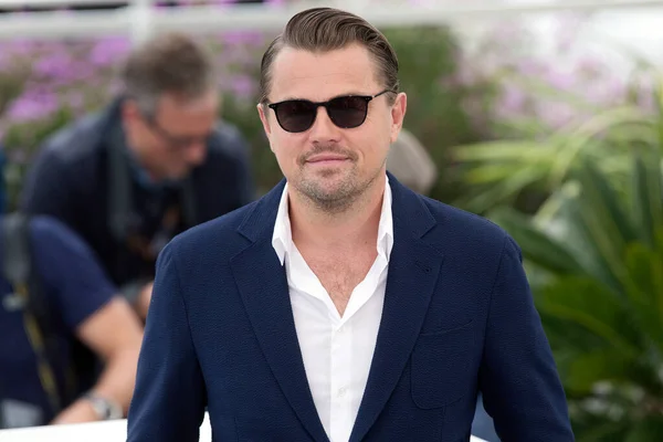 Cannes Frankrijk Mei Leonardo Dicaprio Neemt Deel Aan Het Fotogesprek — Stockfoto