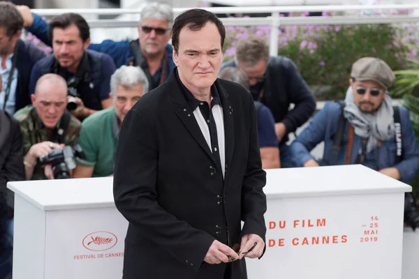 Cannes France Mai Quentin Tarantino Assiste Appel Photo Film Était — Photo