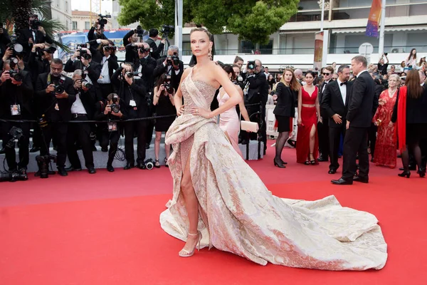 Cannes França Maio Natasha Poly Assiste Estreia Filme Mercy Durante — Fotografia de Stock