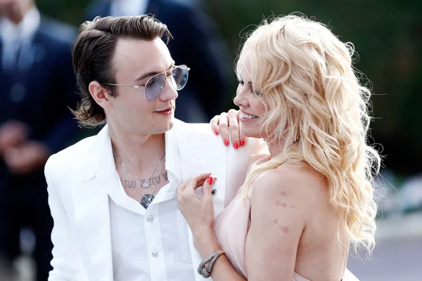 Cap Antibes Frankrijk Mei Brandon Lee Pamela Anderson Wonen Het — Stockfoto