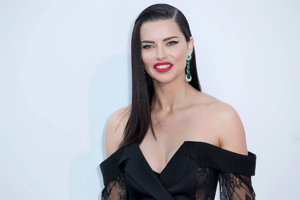 Cap Antibes France May Adriana Lima Attends Amfar Cannes Gala — Stock Photo, Image