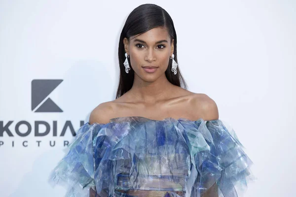 Cap Antibes Francja Maj Cindy Bruna Uczestniczy Gali Amfar Cannes — Zdjęcie stockowe