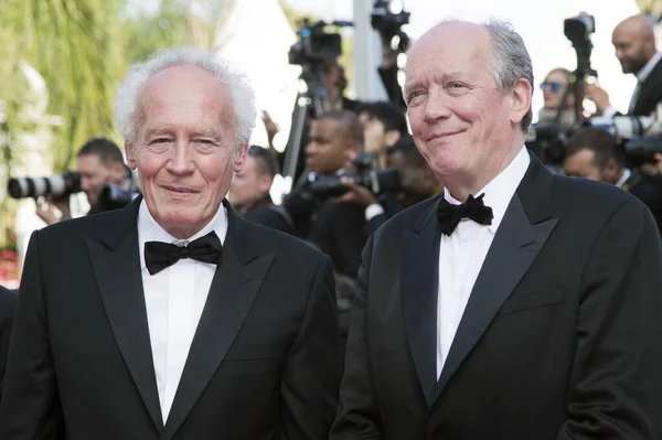 Cannes Frankrike Maj Jean Pierre Dardenne Och Luc Dardenne Vid — Stockfoto