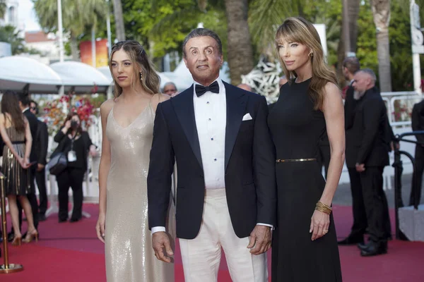 Cannes Francia Mayo Jennifer Flavin Sylvester Stallone Sophia Rose Stallone —  Fotos de Stock