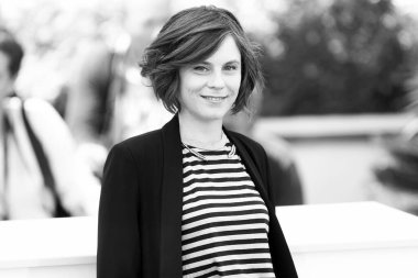 Cannes, FRANCE - 16 Mayıs 2019 'da Fransa' nın Cannes kentinde düzenlenen 72. Cannes Film Festivali sırasında Elea Gobbe Mevellec, 