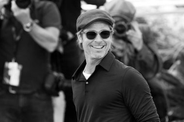Brad Pitt 22 Mayıs 2019 'da Cannes, Fransa' da düzenlenen 72. Cannes Film Festivali sırasında 