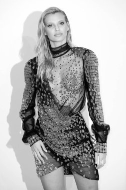 CAP D 'ANTIBES, FRANCE - 23 Mayıs: Nibar Madar, Cannes Gala 2019 Hotel du Cap-Eden-Roc' ta 23 Mayıs 2019 tarihinde Cap d 'Antibes, Fransa. 