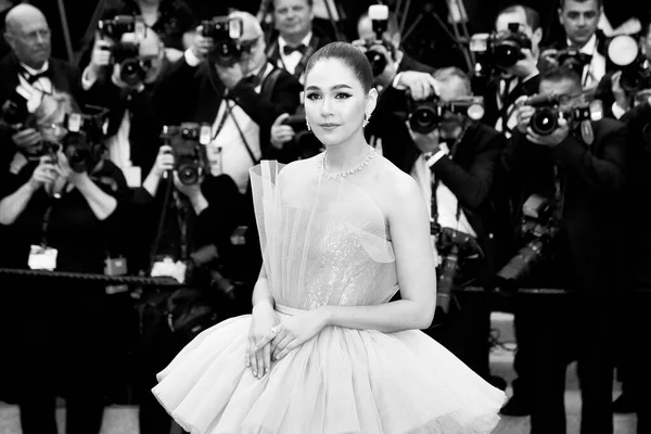 Cannes Frankrijk Mei Araya Hargate Woont Openingsceremonie Bij Tijdens Het — Stockfoto