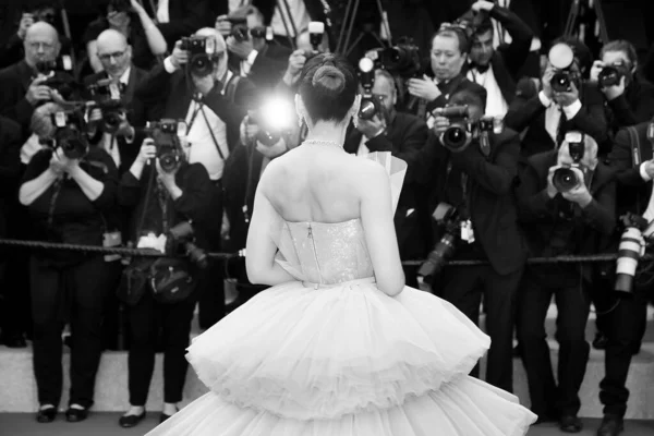 Cannes France May Araya Hargate Attends Opening Ceremony 72Nd Cannes — Stock Photo, Image