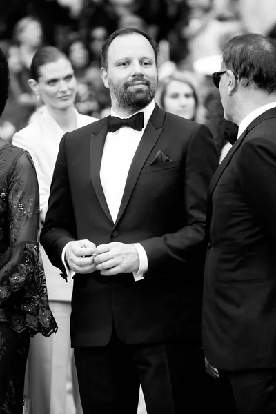 Cannes Frankrike Maj Jurymedlemmen Yorgos Lanthimos Deltar Öppningsceremonin Den Filmfestivalen — Stockfoto