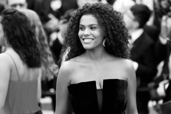 Cannes France May Tina Kunakey Attends Premiere Les Miserables 72Nd — Stock Photo, Image