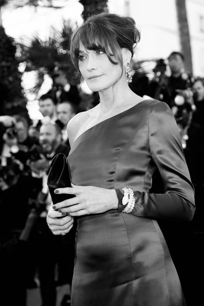 Cannes Francia Mayo Carla Bruni Asiste Estreno Les Miserables Durante —  Fotos de Stock