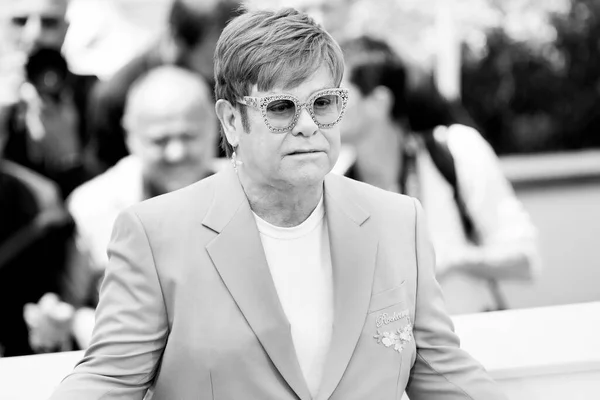 Cannes Frankrike Maj Sir Elton John Deltar Fotosamtal Filmen Rocketman — Stockfoto