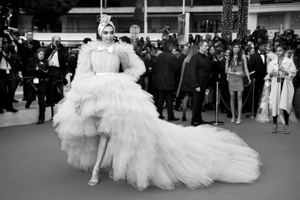 Cannes Francia Mayo Deepika Padukone Asiste Estreno Película Dolor Gloria — Foto de Stock