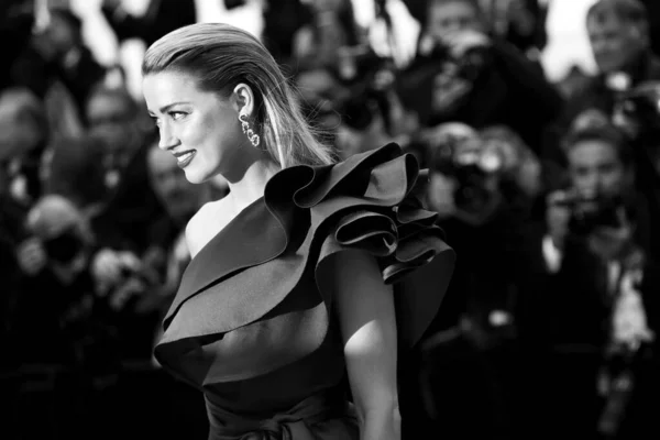 Amber Heard Mayıs 2019 Cannes Fransa Düzenlenen Cannes Film Festivali — Stok fotoğraf