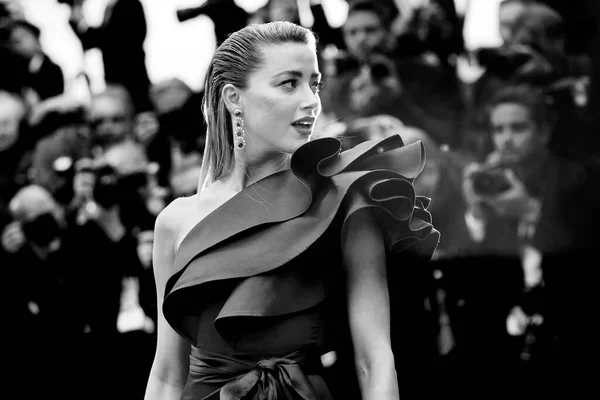 Cannes France May Amber Heard Attends Premiere Movie Pain Glory — Stock Photo, Image