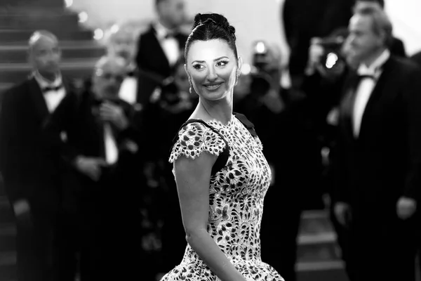 Cannes Francia Maggio Penelope Cruz Partecipa Alla Prima Del Film — Foto Stock