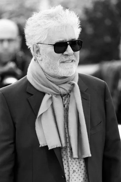 Cannes Frankrike Maj Regissör Pedro Almodovar Deltar Fotot Filmen Pain — Stockfoto
