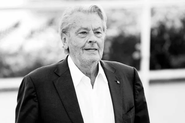 Cannes França Maio Alain Delon Participa Chamada Fotográfica Para Palme — Fotografia de Stock