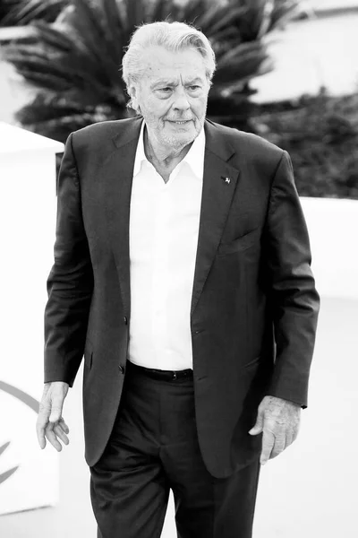 Kannes Francja Maj Alain Delon Uczestniczy Sesji Zdjęciowej Palme Honneur — Zdjęcie stockowe
