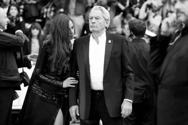 Cannes Frankrijk Mei Alain Delon Woont Première Van Film Hidden — Stockfoto