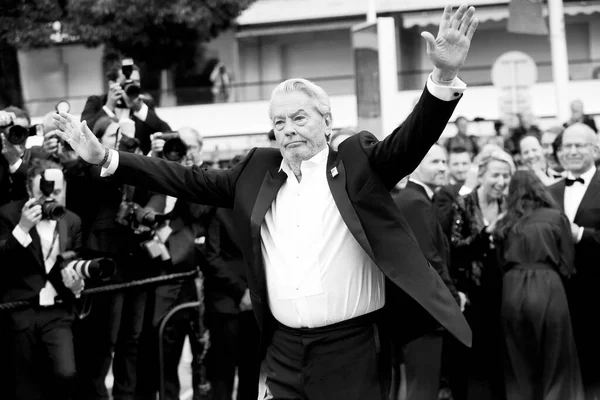 Cannes Frankrijk Mei Alain Delon Woont Première Van Film Hidden — Stockfoto