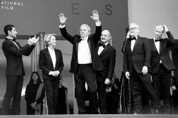 Cannes Francie Května Alain Delon Zúčastní Premiéry Filmu Skrytý Život — Stock fotografie