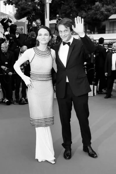 Cannes Francia Mayo August Diehl Valerie Pachner Asisten Estreno Película —  Fotos de Stock