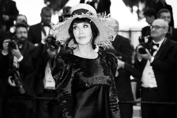 法国金牛 5月20日 在2019年5月20日于法国戛纳举行的第72届戛纳电影节期间 伊莎贝尔 阿贾尼出席了电影 Belle Epoque 的首映式 — 图库照片