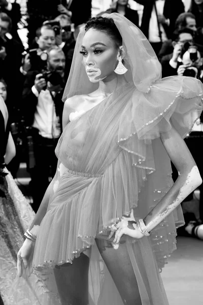 Cannes France May Winnie Harlow 참석자들은 2019 제72 영화제 Once — 스톡 사진