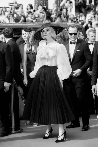 Cannes Francia Mayo Elle Fanning Asiste Estreno Película Once Time — Foto de Stock