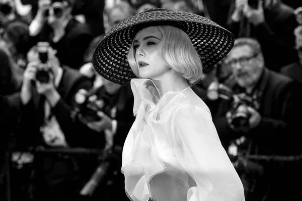 Cannes France May Elle Fanning Στην Πρεμιέρα Της Ταινίας Once — Φωτογραφία Αρχείου