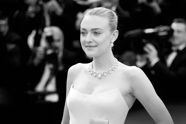 Cannes Francia Maggio Dakota Fanning Partecipa Alla Prima Del Film — Foto Stock