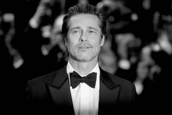 Cannes Frankrike Maj Brad Pitt Premiären Filmen Once Time Hollywood — Stockfoto