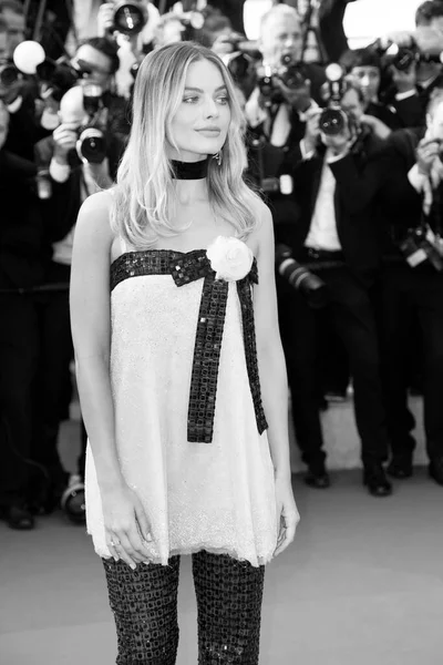 Kannes Francja Maj Margot Robbie Uczestniczy Premierze Filmu Once Time — Zdjęcie stockowe