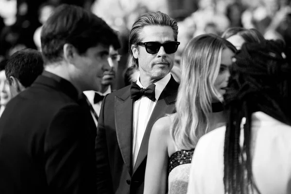 Cannes Frankrijk Mei Brad Pitt Woont Première Van Film Once — Stockfoto