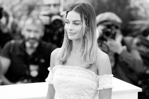 Cannes França Maio Margot Robbie Participa Sessão Fotográfica Filme Once — Fotografia de Stock