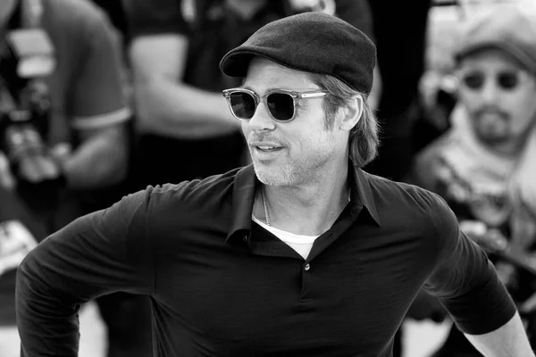 Cannes Francia Mayo Brad Pitt Asiste Foto Llamada Película Once — Foto de Stock