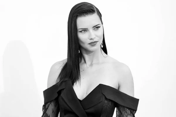 Cap Antibes Francia Maggio Adriana Lima Partecipa All Amfar Cannes — Foto Stock