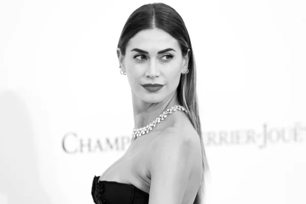 Cap Antibes Frankreich Mai Melissa Satta Bei Der Amfar Cannes — Stockfoto