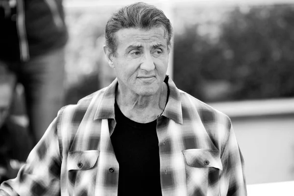 Cannes França Maio Sylvester Stallone Participa Chamada Fotográfica Para Filme — Fotografia de Stock